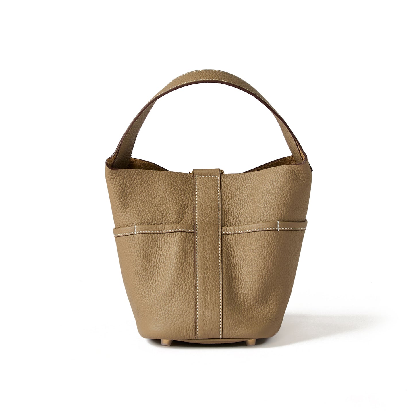 Flower Bucket in Beige