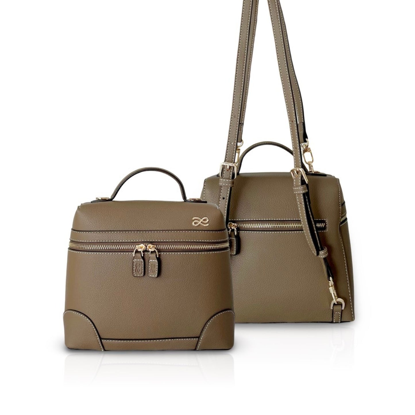 Kate PU in Taupe
