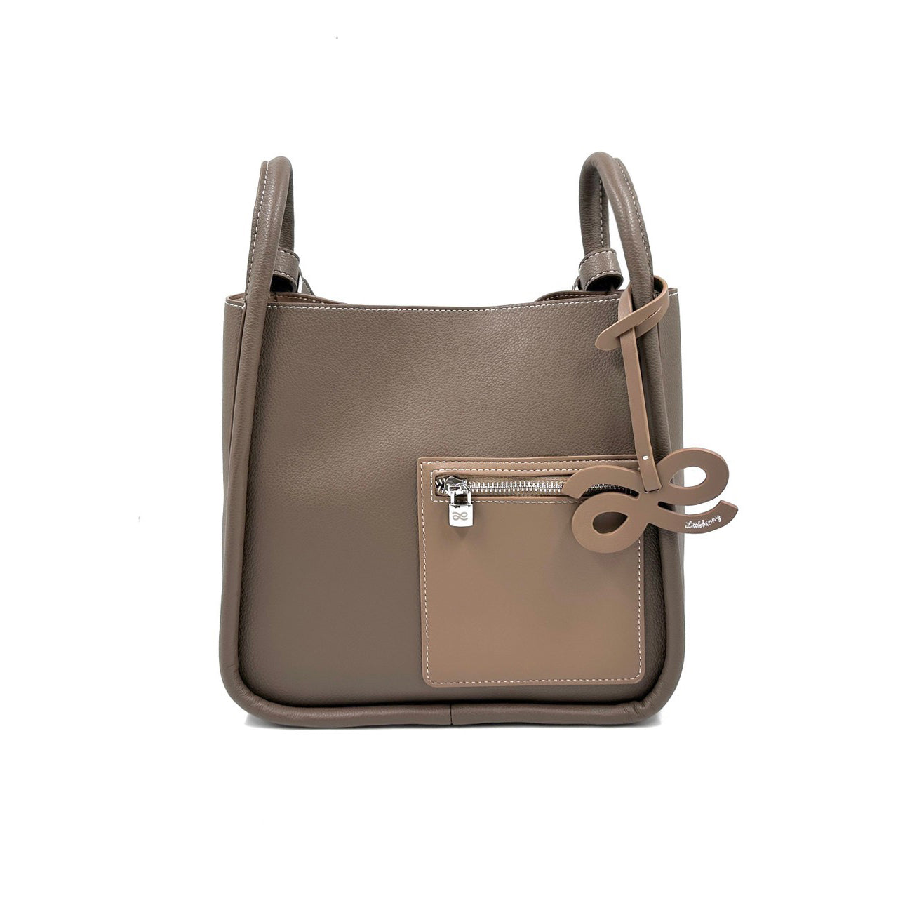 Shopping Momentum PU in Two-tone Taupe Choco