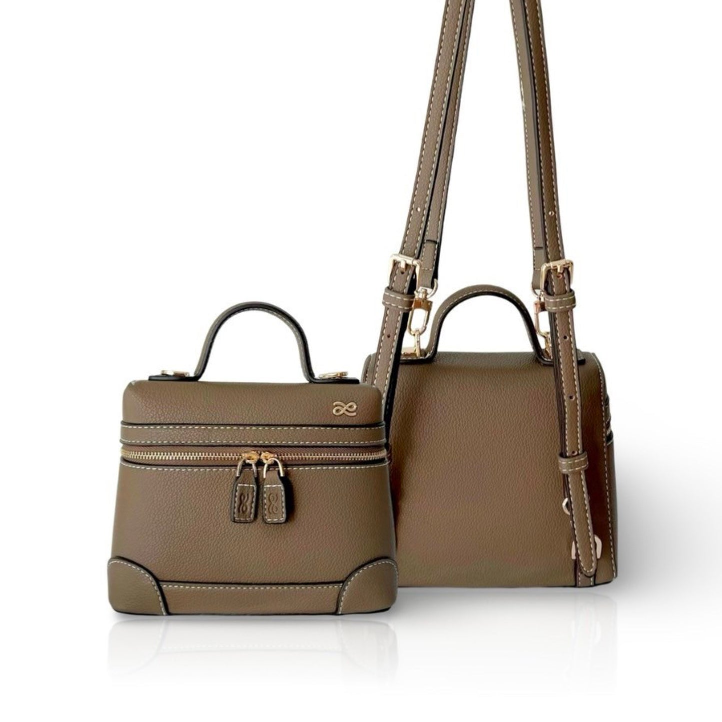 Mini Kate PU in Taupe