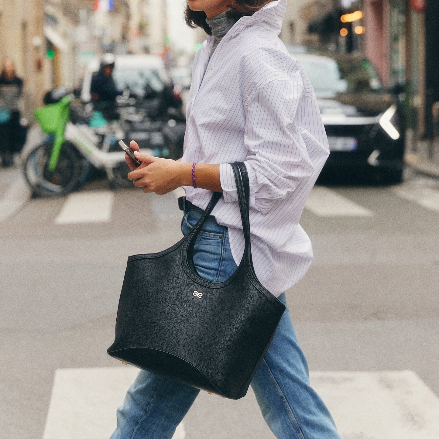Soleil PU in Black