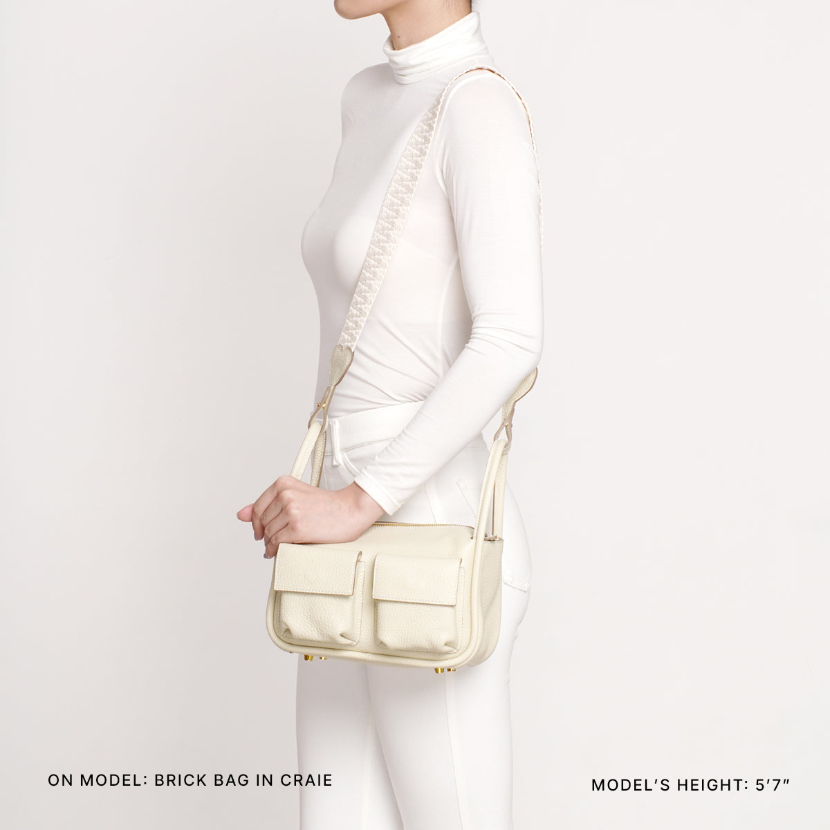 Brick Bag in Craie
