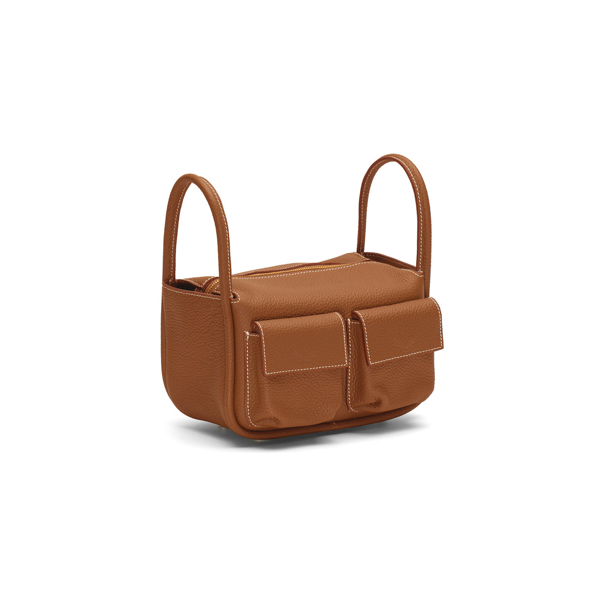 Brick Bag in Gold