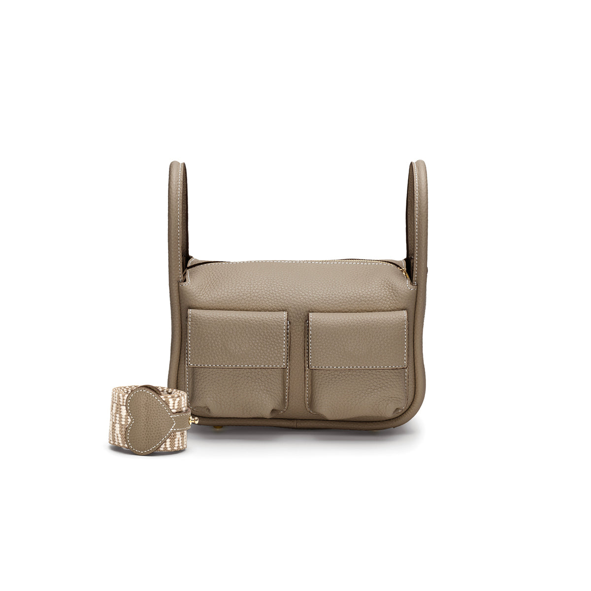 Brick Bag in Etoupe