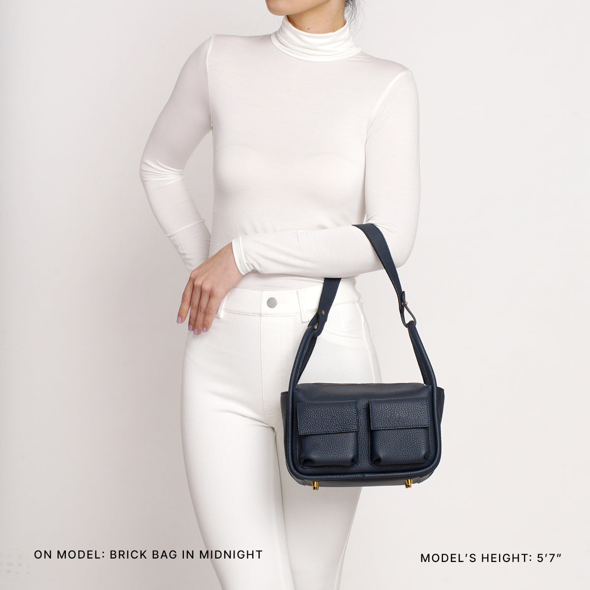 Brick Bag in Midnight