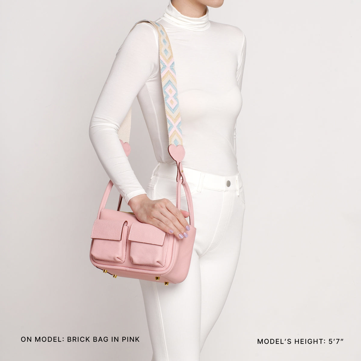 Brick Bag in Pink