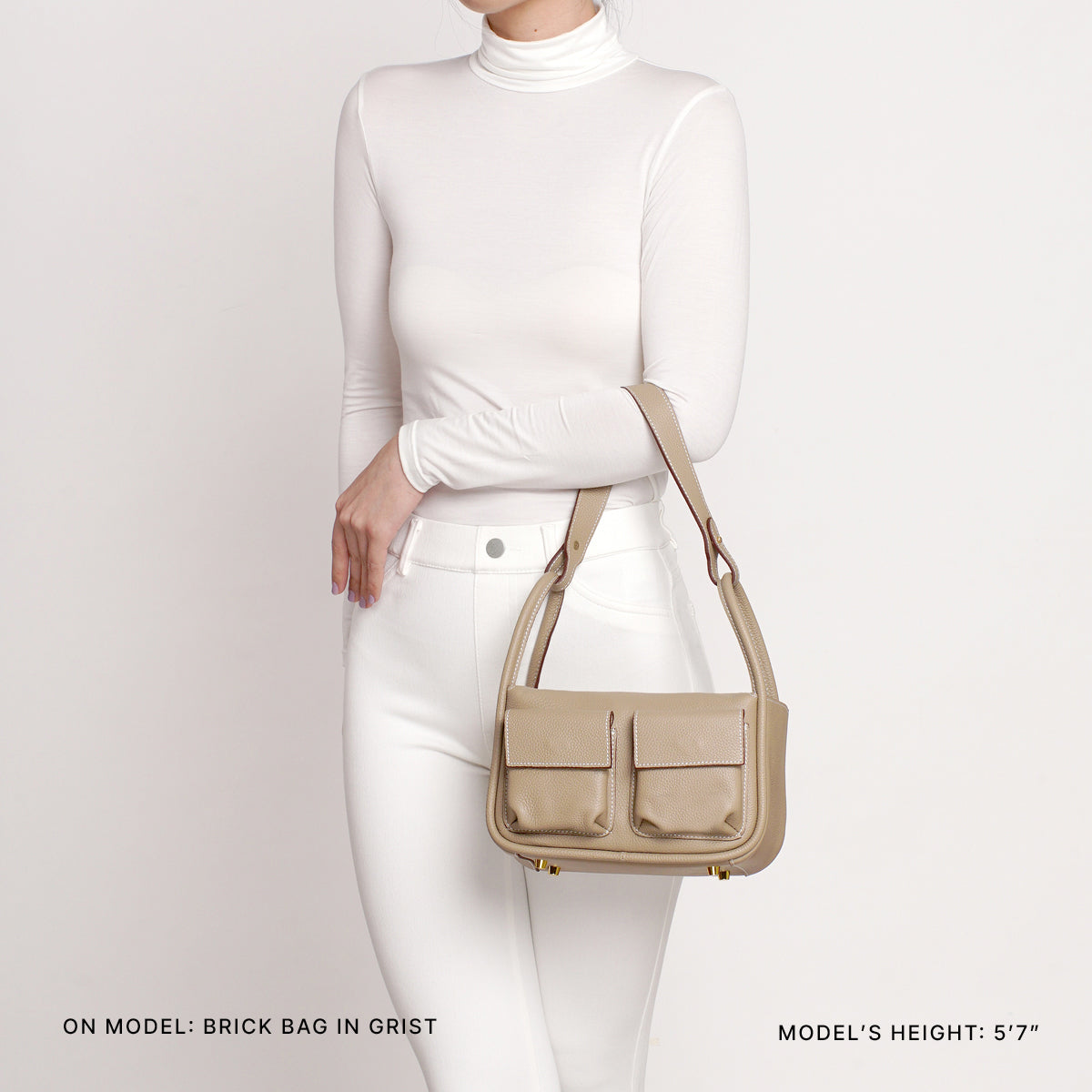 Brick Bag in Grist