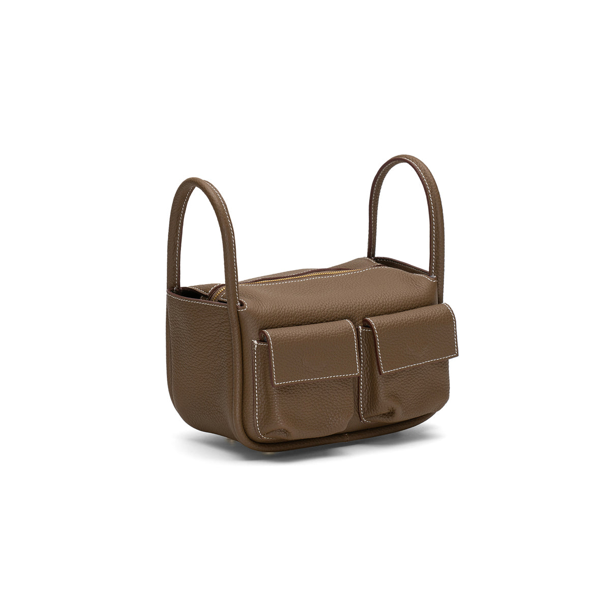 Brick Bag in Taupe