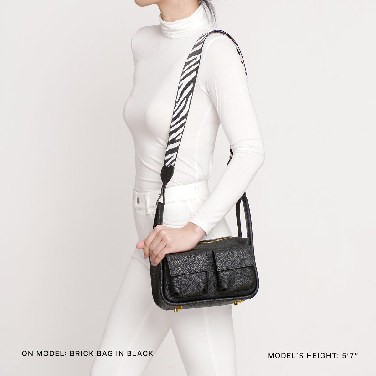 Brick Bag in Black