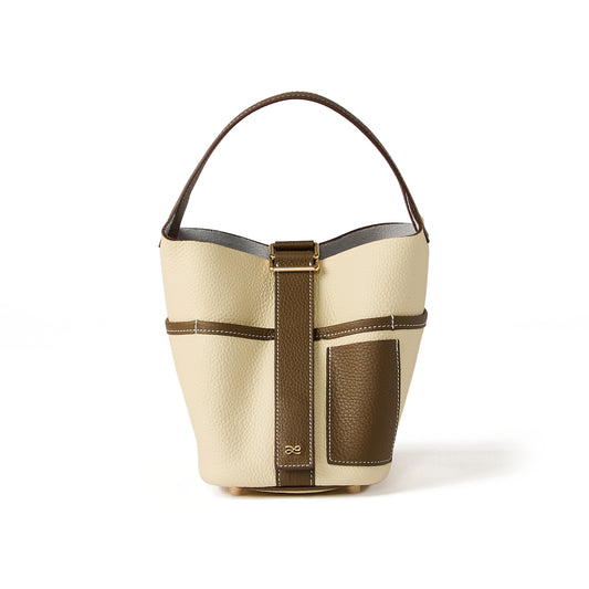 Flower Bucket in Craie-Taupe