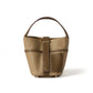 Flower Bucket in Beige-Taupe