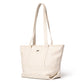 Noir Tote PU in Craie