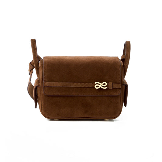 Treasure Belt 22 Suede PU in Taupe