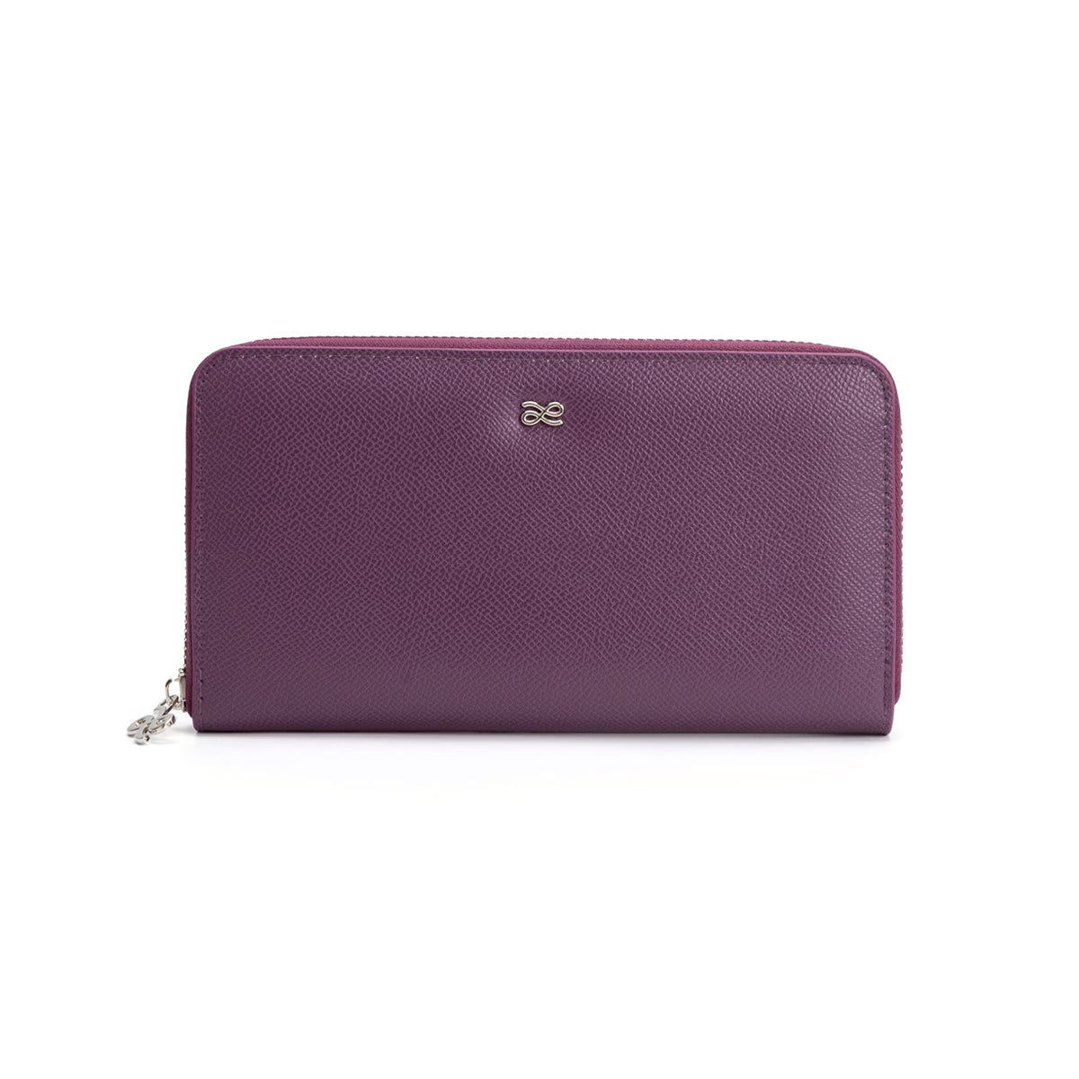 Long Zippy Wallet in Purple