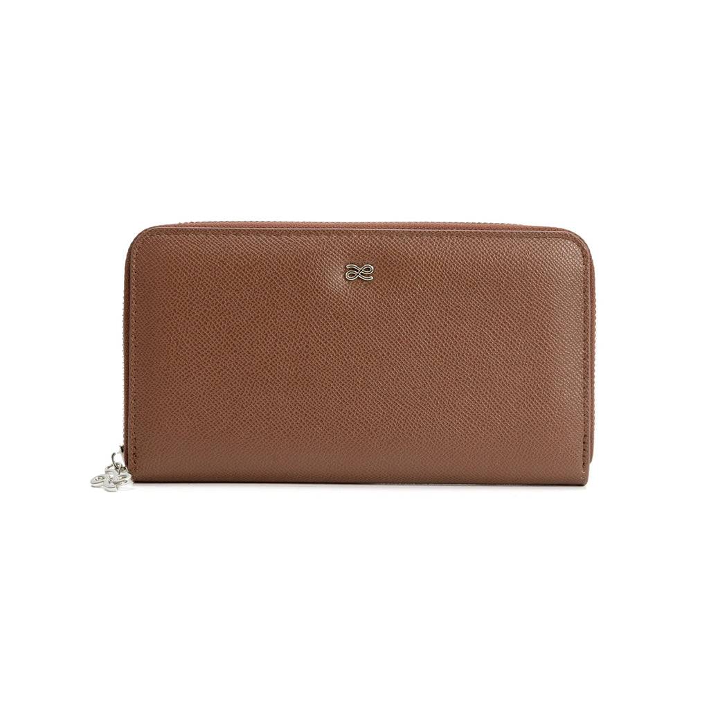 Long Zippy Wallet in Gold