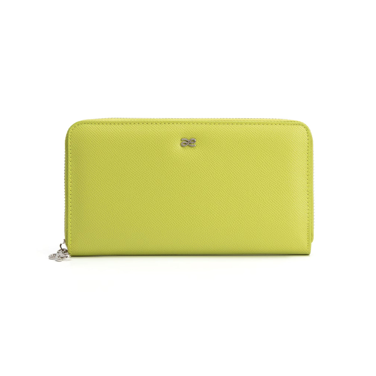 Long Zippy Wallet in Lime