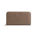 Long Zippy Wallet in Taupe