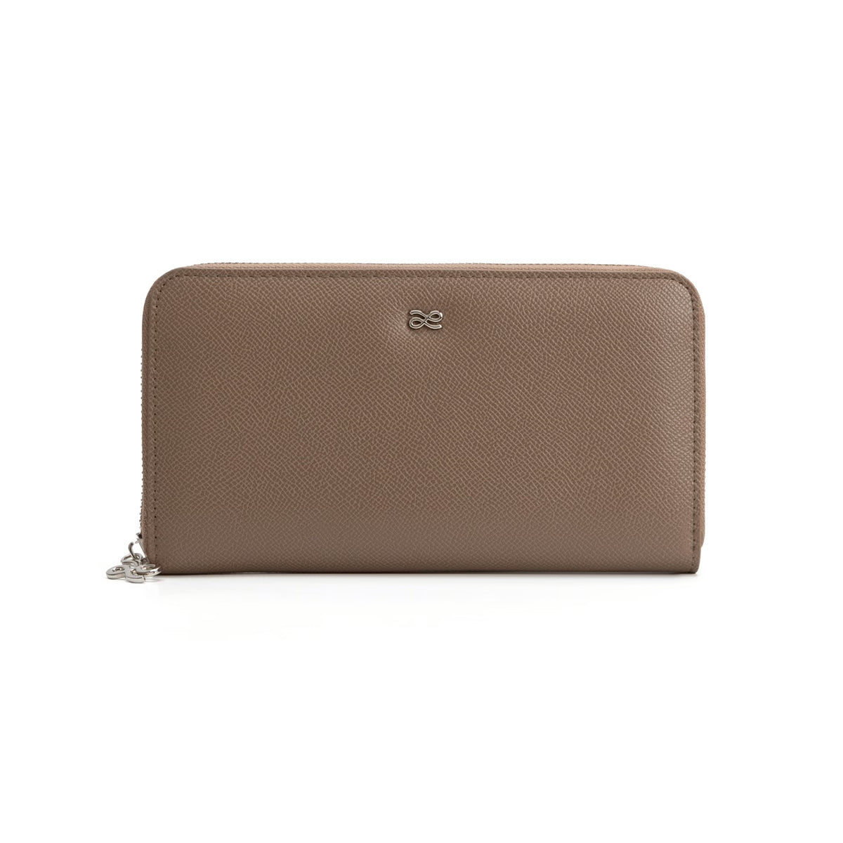 Long Zippy Wallet in Taupe