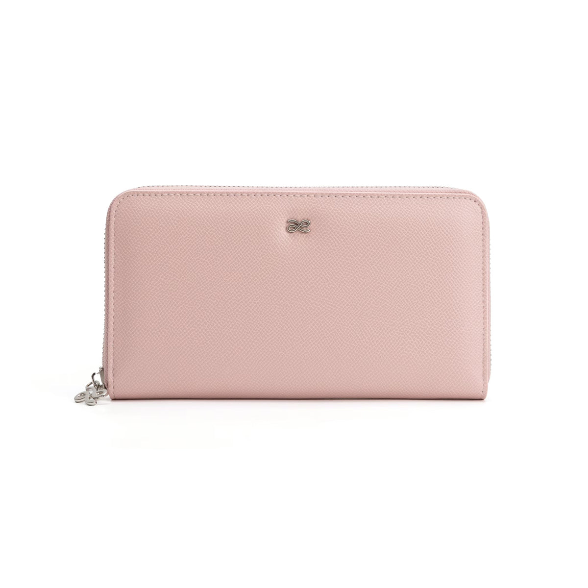 Long Zippy Wallet in Bunny Pink