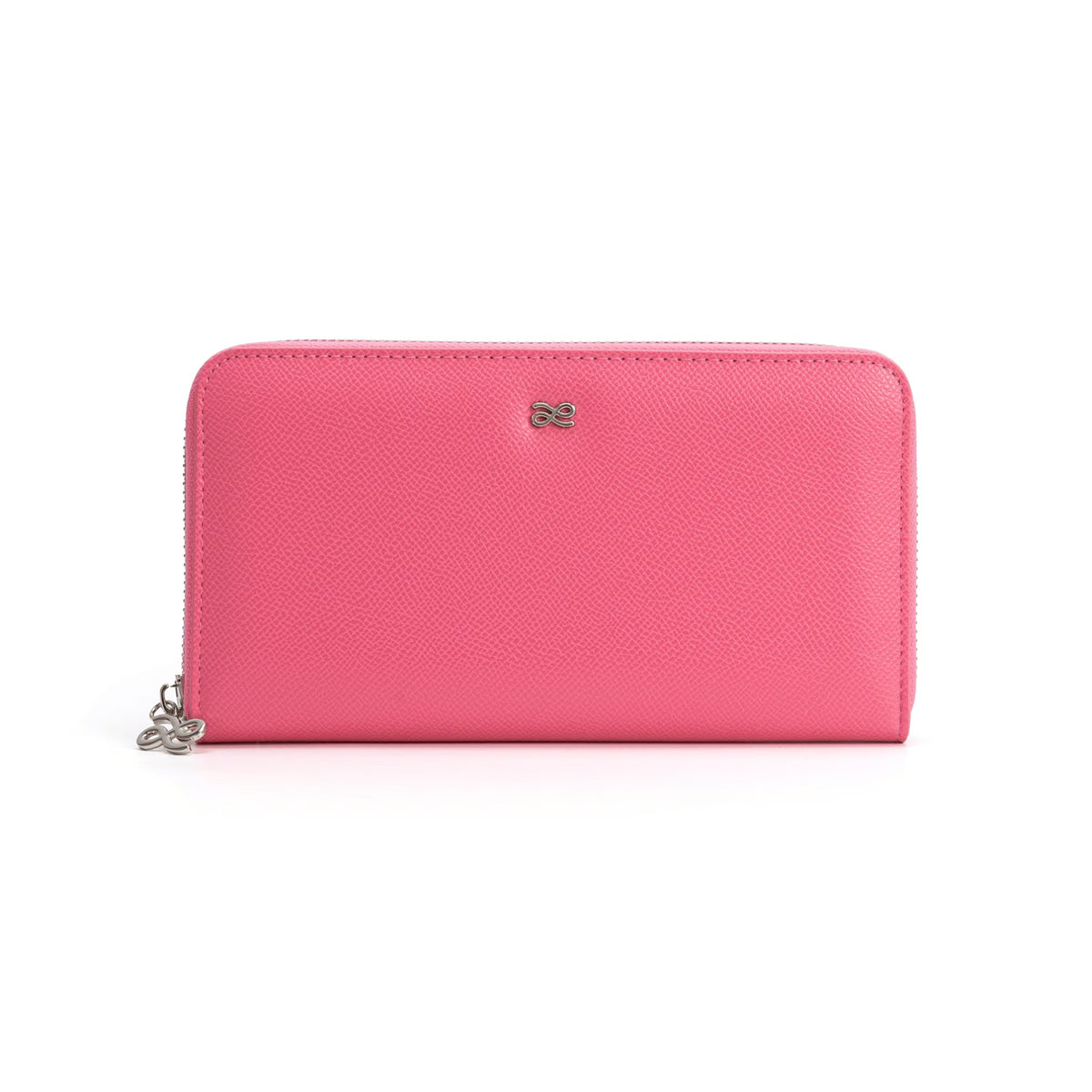 Long Zippy Wallet in Fuchsia