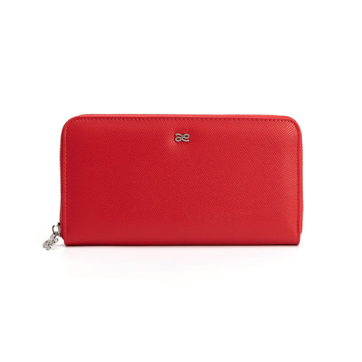 Long Zippy Wallet in Red