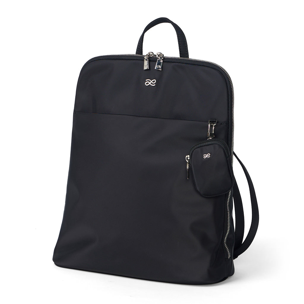 Nylon Backpack in Black
