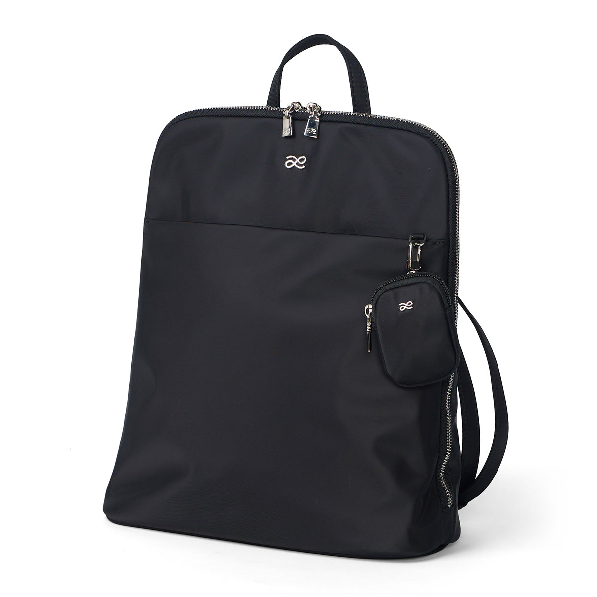 Nylon Backpack in Black