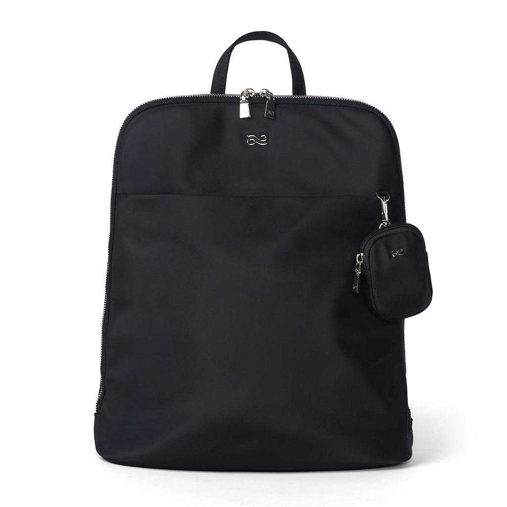Nylon Backpack in Black