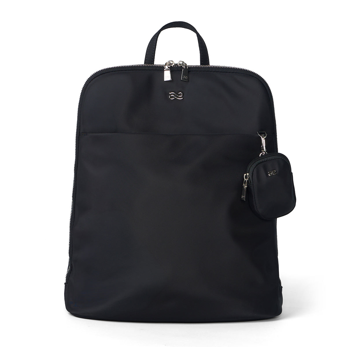 Nylon Backpack in Black