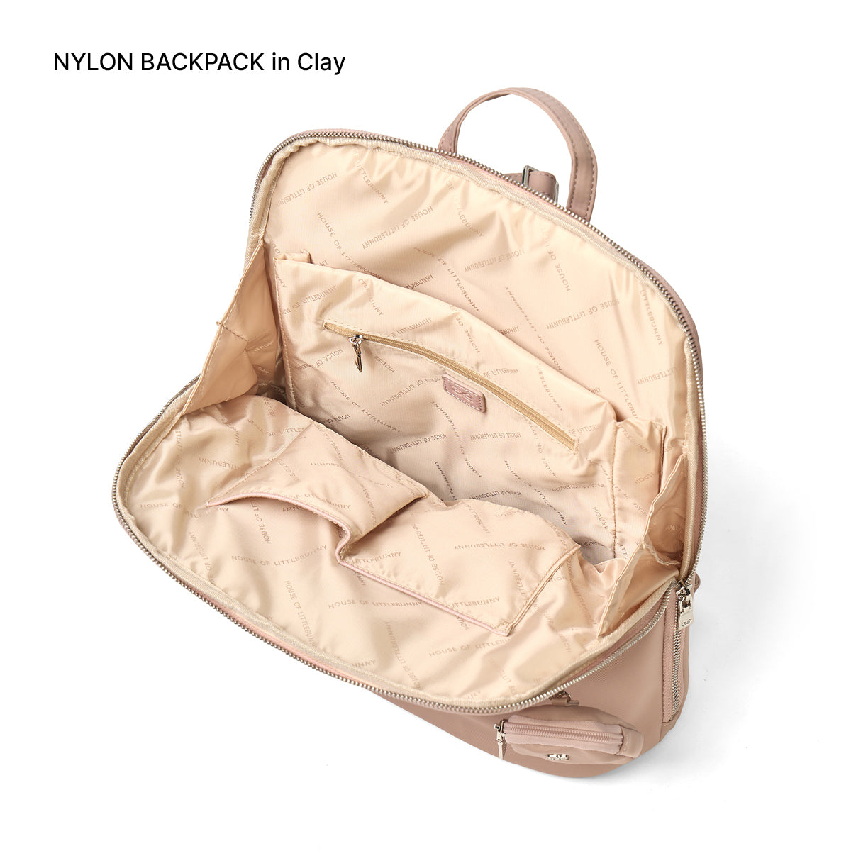 Nylon Backpack in Black
