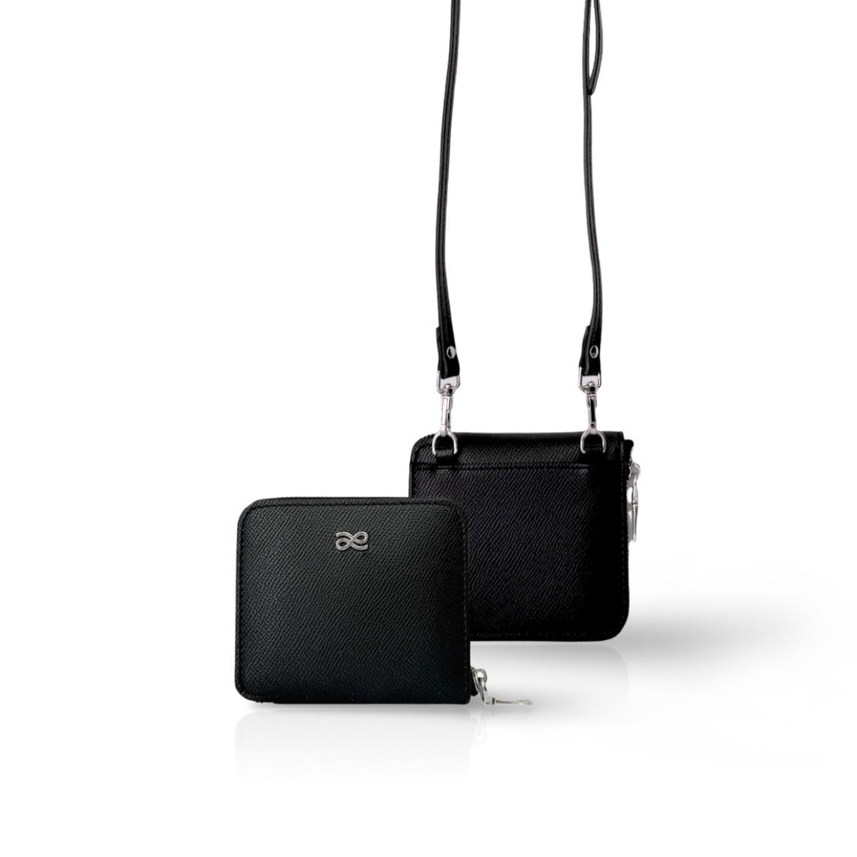 Short Wallet in Black
