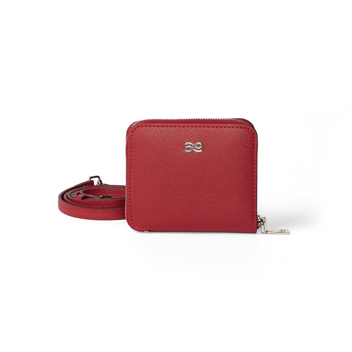 Short Wallet in Red