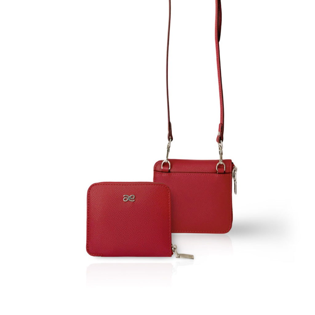 Short Wallet in Red