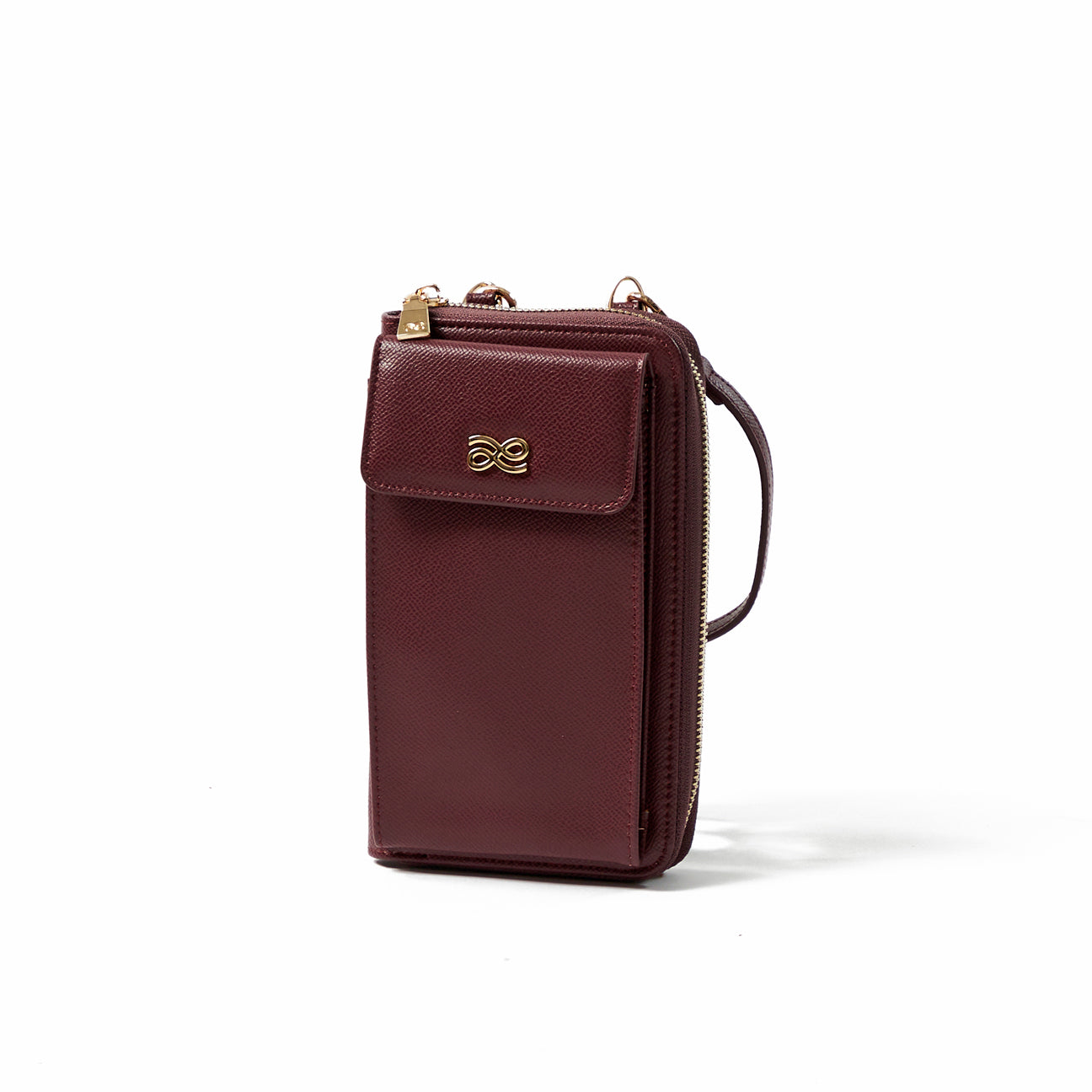 Phone Wallet PU in Burgundy