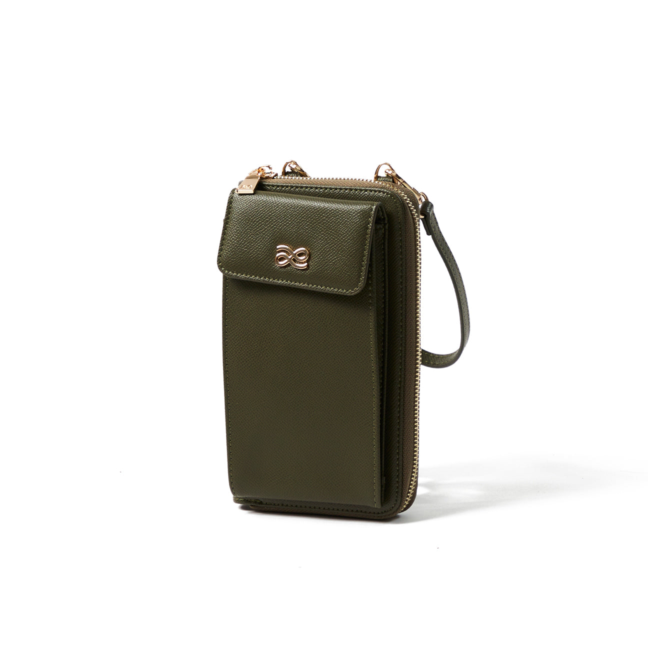 Phone Wallet PU in Olive