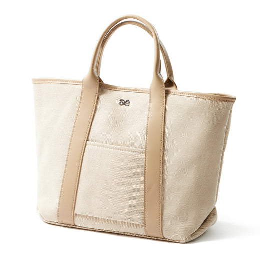 Shopping Tote in Beige